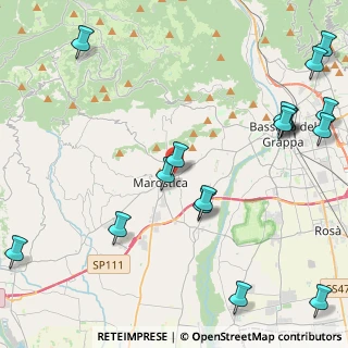 Mappa Via Villaggio Giovanni Paolo II, 36063 Marostica VI, Italia (5.80353)