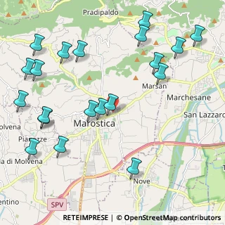 Mappa Via Villaggio Giovanni Paolo II, 36063 Marostica VI, Italia (2.627)