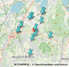 Mappa Via del Poggio, 23890 Barzago LC, Italia (3.14538)