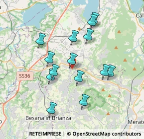 Mappa Via del Poggio, 23890 Barzago LC, Italia (3.37929)