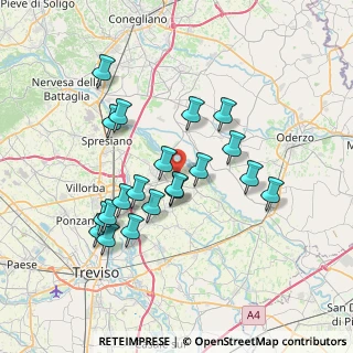 Mappa Via Grave, 31052 Maserada sul Piave TV, Italia (6.6935)