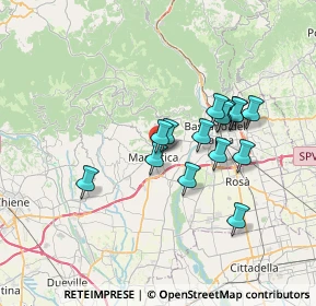 Mappa Via F.A. Philidor, 36063 Marostica VI, Italia (5.80333)