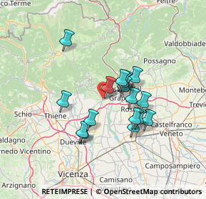 Mappa Via F.A. Philidor, 36063 Marostica VI, Italia (10.62706)