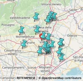 Mappa Via Borè, 31050 Povegliano TV, Italia (12.1065)