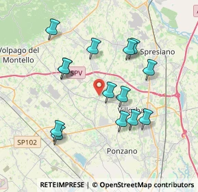 Mappa Via Borè, 31050 Povegliano TV, Italia (3.57214)