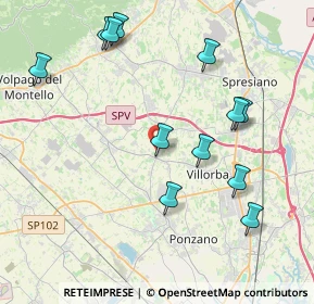 Mappa Via Borè, 31050 Povegliano TV, Italia (4.32167)