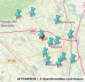 Mappa Via Borè, 31050 Povegliano TV, Italia (4.07417)