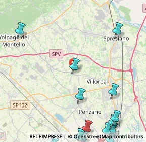 Mappa Via Borè, 31050 Povegliano TV, Italia (7.122)