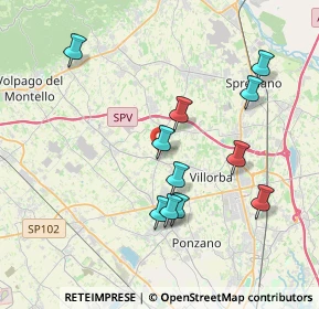 Mappa Via Borè, 31050 Povegliano TV, Italia (3.67545)