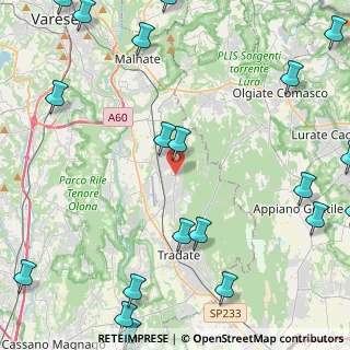 Mappa Via San Martino, 21040 Venegono Superiore VA, Italia (6.7985)