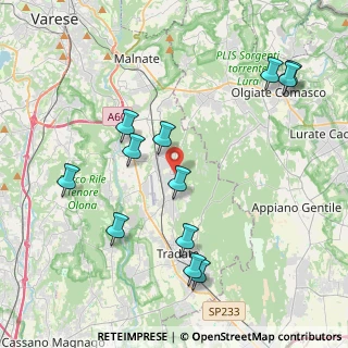 Mappa Via San Martino, 21040 Venegono Superiore VA, Italia (4.40917)