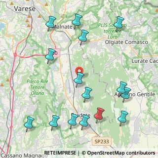 Mappa Via San Martino, 21040 Venegono Superiore VA, Italia (5.114)