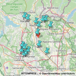 Mappa Via San Martino, 21040 Venegono Superiore VA, Italia (7.65813)
