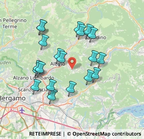 Mappa Via Tribulina, 24021 Albino BG, Italia (6.864)