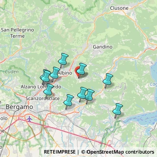 Mappa Via Tribulina, 24021 Albino BG, Italia (6.46455)