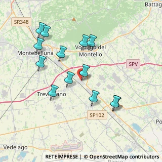 Mappa VIA FELTRINA 1B - SIGNORESSA DI, 31040 TREVISO TV, Italia (3.81077)