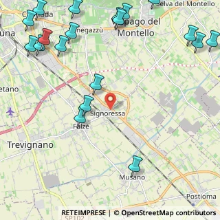 Mappa VIA FELTRINA 1B - SIGNORESSA DI, 31040 TREVISO TV, Italia (3.3)