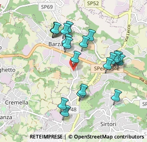 Mappa Via Don Giacinto Dell'Acqua, 23890 Barzago LC, Italia (0.898)