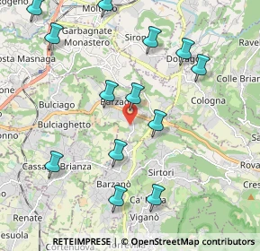 Mappa Via Don Giacinto Dell'Acqua, 23890 Barzago LC, Italia (2.24692)