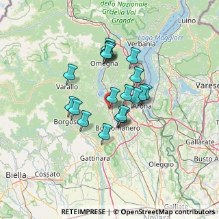 Mappa Via XXV Aprile, 28024 Gozzano NO, Italia (10.5085)