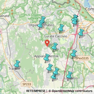 Mappa Via San Mamette, 22070 Oltrona di San Mamette CO, Italia (5.064)