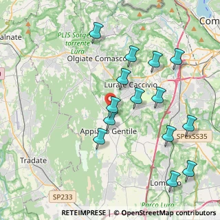 Mappa Via Caduti Oltronesi, 22070 Oltrona di San Mamette CO, Italia (4.22286)