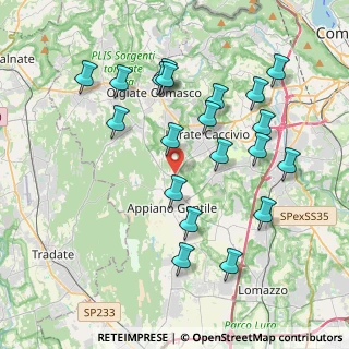 Mappa Via San Mamette, 22070 Oltrona di San Mamette CO, Italia (4.0055)