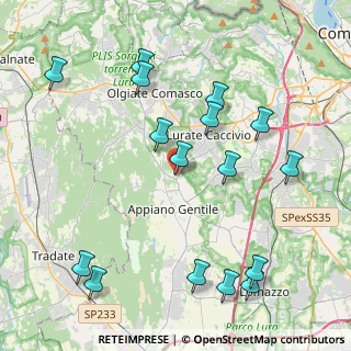 Mappa Via San Mamette, 22070 Oltrona di San Mamette CO, Italia (4.78688)
