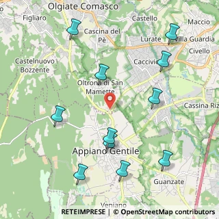 Mappa Via San Mamette, 22070 Oltrona di San Mamette CO, Italia (2.4)