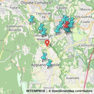 Mappa Via San Mamette, 22070 Oltrona di San Mamette CO, Italia (2.01214)