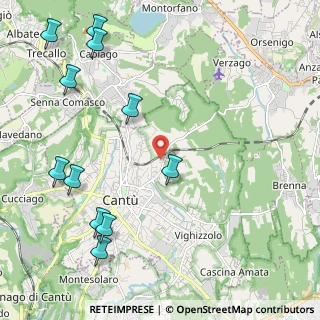 Mappa Piazza Orombelli, 22063 Cantù CO, Italia (2.77091)