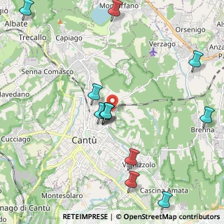 Mappa Piazza Orombelli, 22063 Cantù CO, Italia (2.36583)