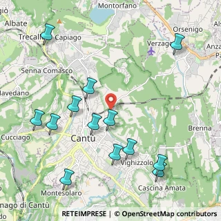 Mappa Piazza Orombelli, 22063 Cantù CO, Italia (2.40615)