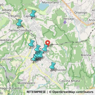 Mappa Piazza Orombelli, 22063 Cantù CO, Italia (1.79091)