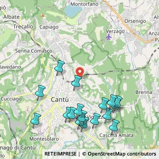 Mappa Piazza Orombelli, 22063 Cantù CO, Italia (2.45176)