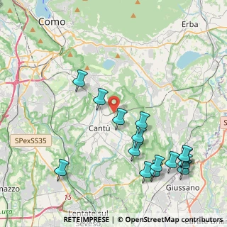 Mappa Piazza Orombelli, 22063 Cantù CO, Italia (4.83933)