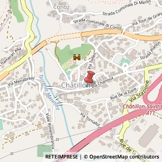 Mappa Via Emilio Chanoux, 71, 11024 Châtillon, Aosta (Valle d'Aosta)