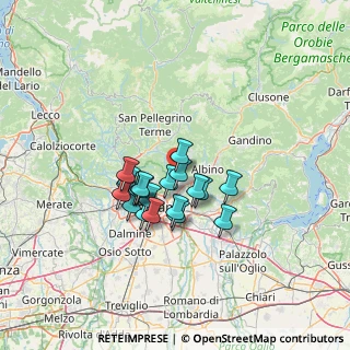 Mappa Via Mulino Vecchio, 24022 Alzano Lombardo BG, Italia (9.8465)