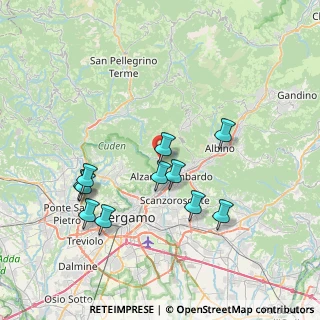 Mappa Via Mulino Vecchio, 24022 Alzano Lombardo BG, Italia (7.39091)