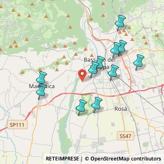 Mappa Via Paolo Borsellino, 36061 Bassano del Grappa VI, Italia (3.92364)