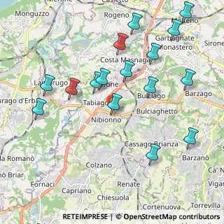 Mappa Via Alessandro Volta, 23895 Nibionno LC, Italia (2.23813)