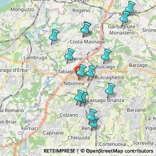 Mappa Via Alessandro Volta, 23895 Nibionno LC, Italia (2.05071)