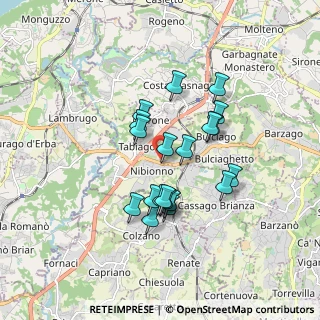 Mappa Via Alessandro Volta, 23895 Nibionno LC, Italia (1.4215)