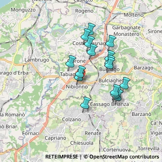 Mappa Via Alessandro Volta, 23895 Nibionno LC, Italia (1.55563)