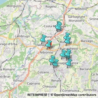 Mappa Via Alessandro Volta, 23895 Nibionno LC, Italia (1.47833)