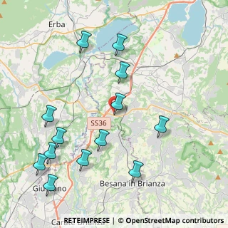 Mappa Via Alessandro Volta, 23895 Nibionno LC, Italia (4.70538)