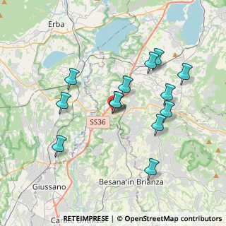Mappa Via Alessandro Volta, 23895 Nibionno LC, Italia (3.52154)