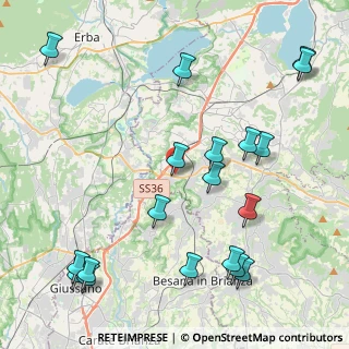 Mappa Via Alessandro Volta, 23895 Nibionno LC, Italia (5.24)