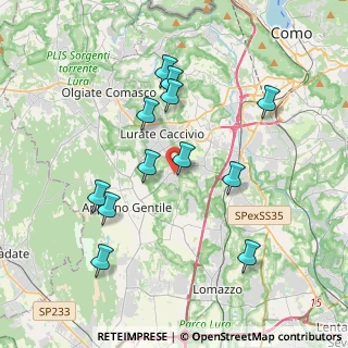 Mappa Via Luigi Cadorna, 22070 Bulgarograsso CO, Italia (3.69)