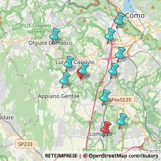 Mappa Via Luigi Cadorna, 22070 Bulgarograsso CO, Italia (4.06364)